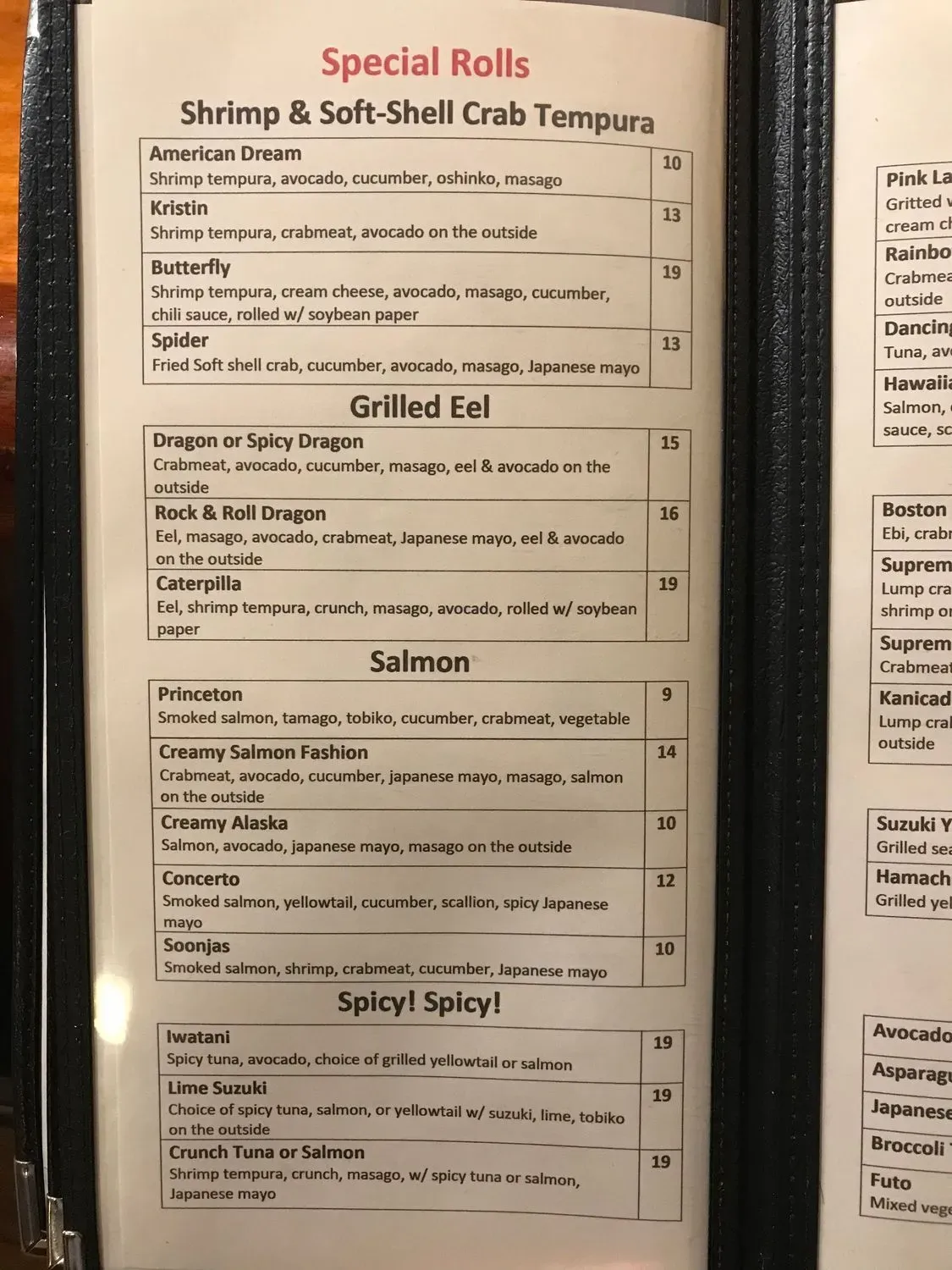 Menu 6