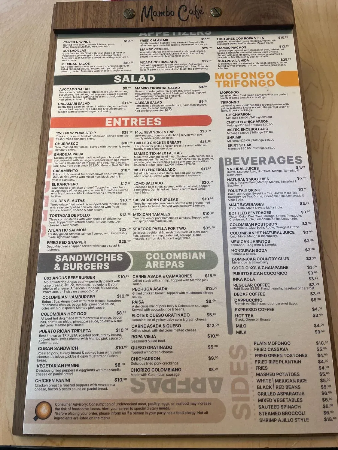Menu 6