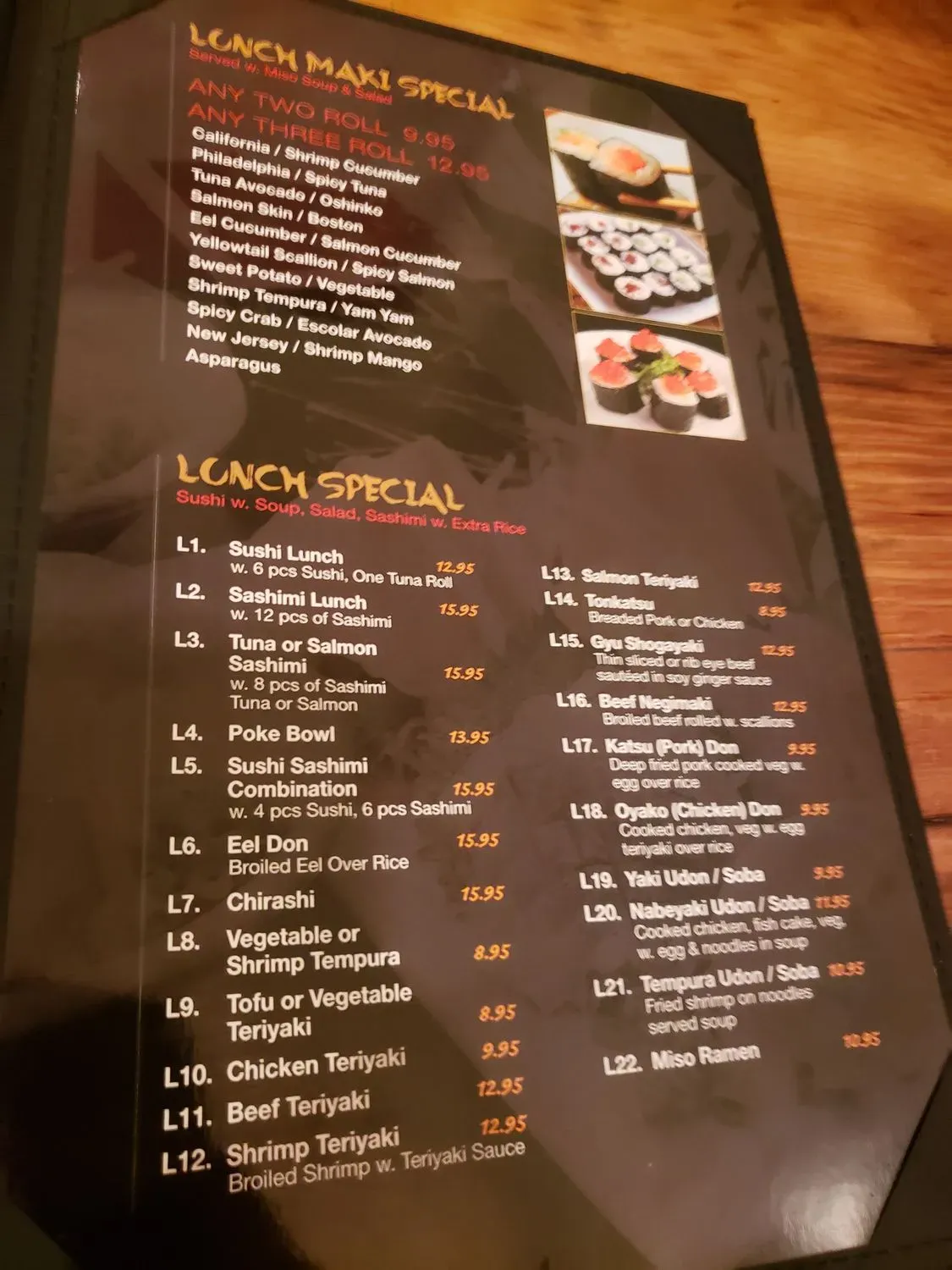 Menu 5