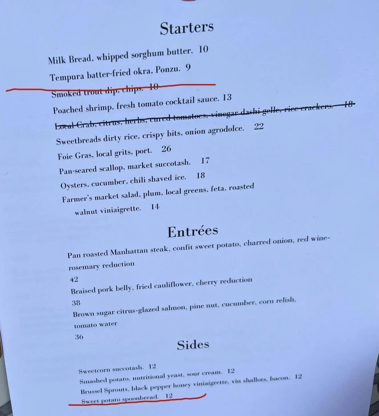 Menu 2