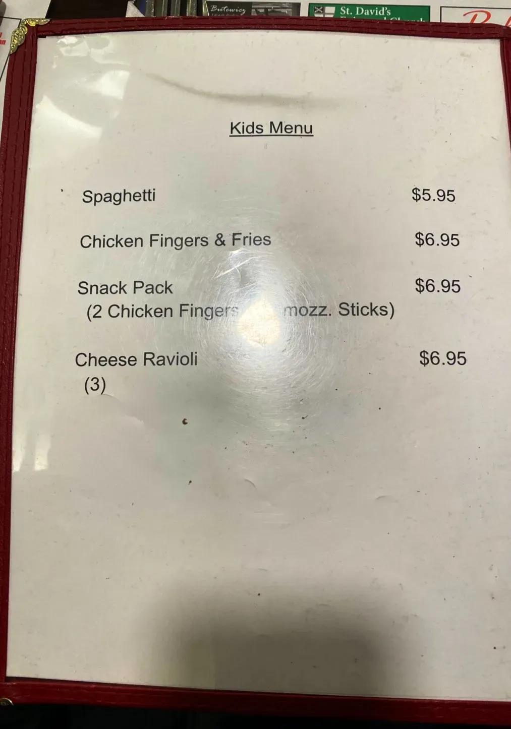 Menu 2