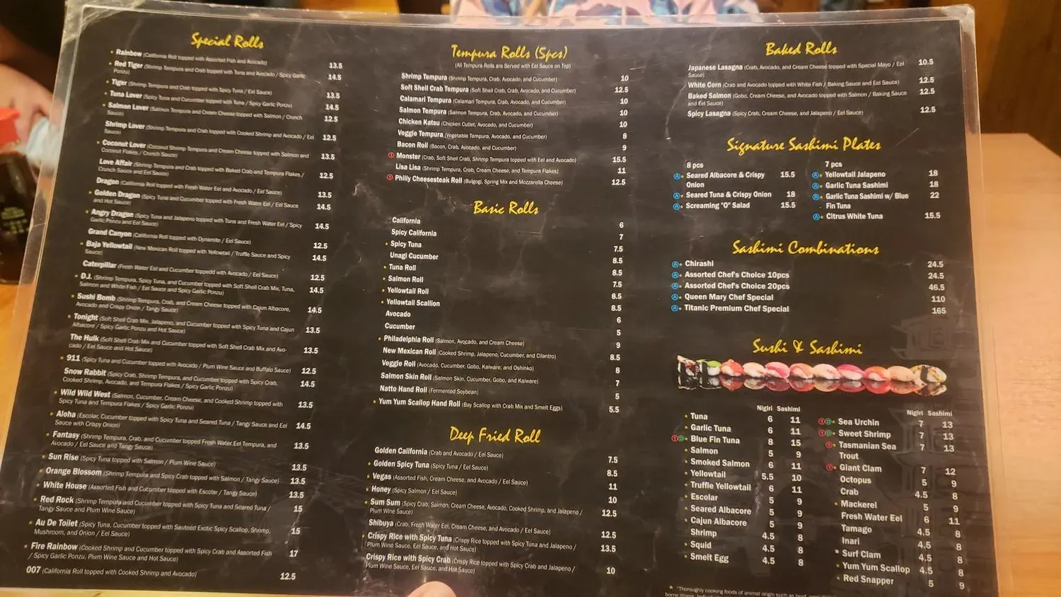 Menu 6