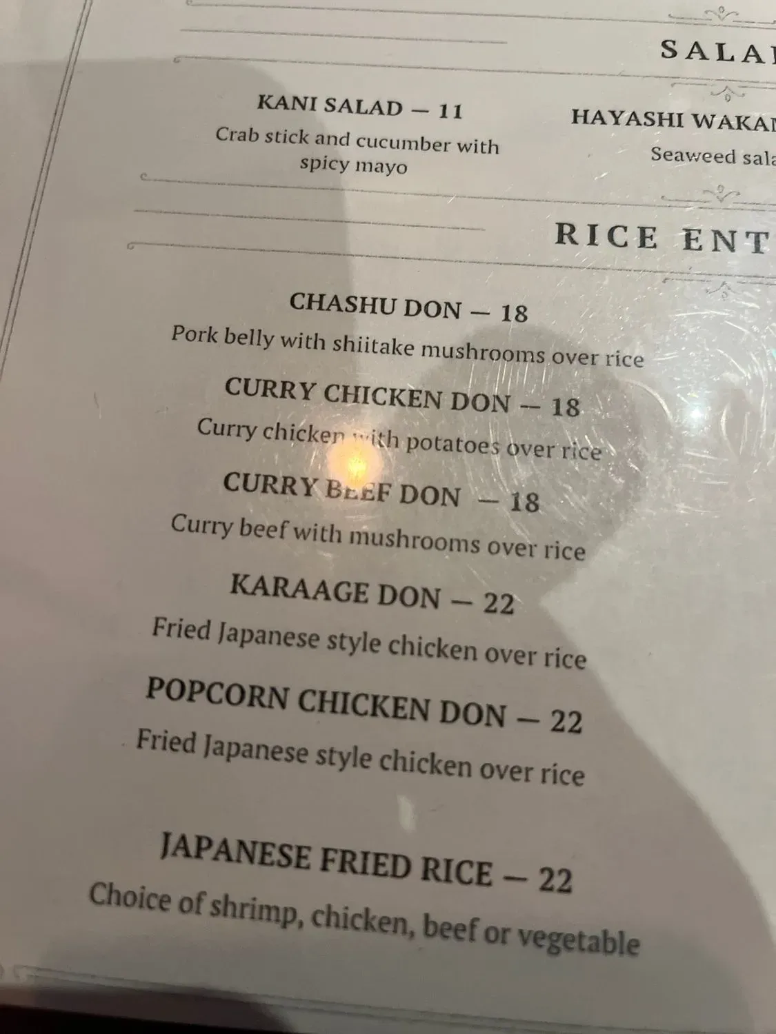 Menu 5