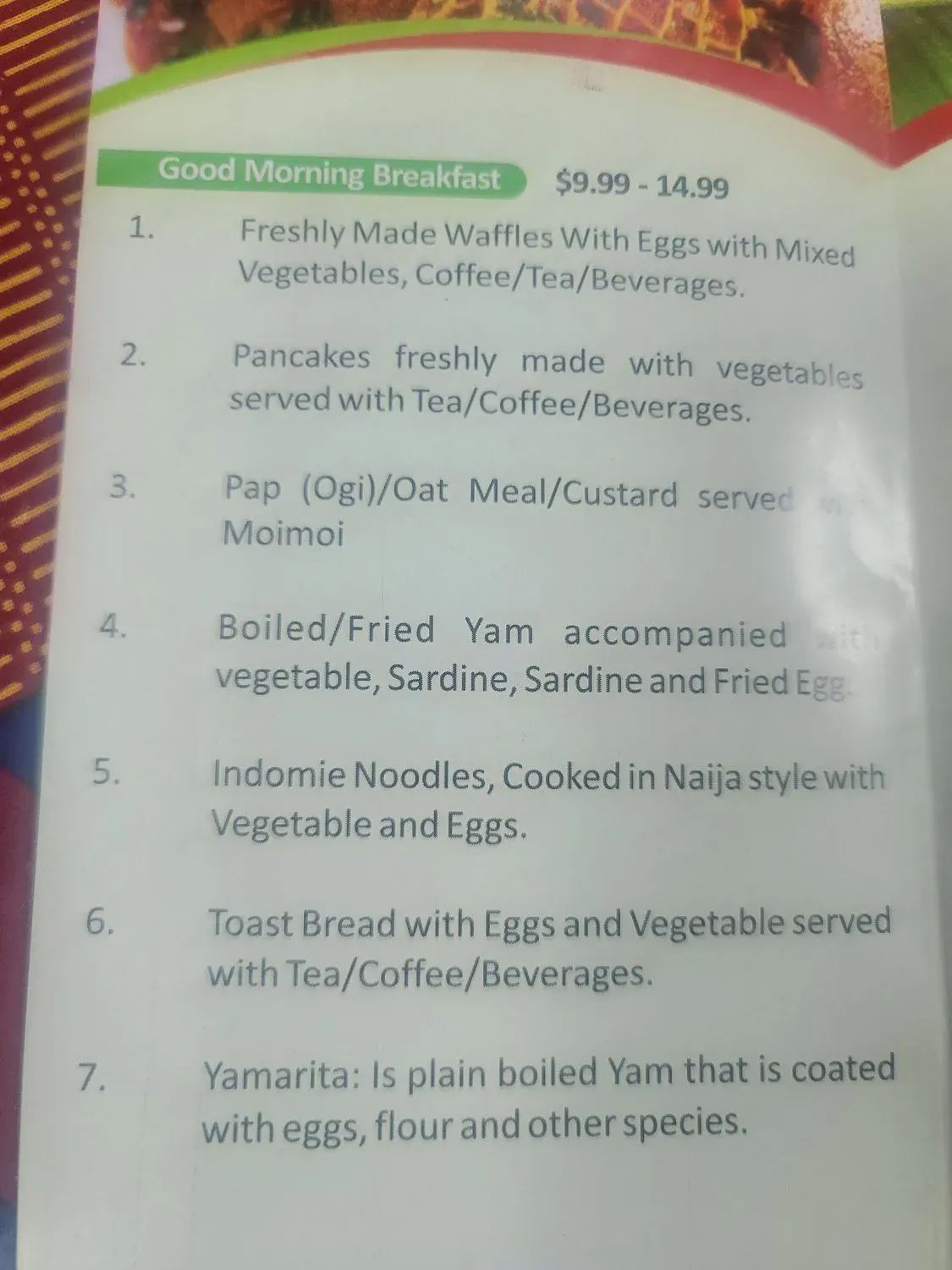 Menu 3