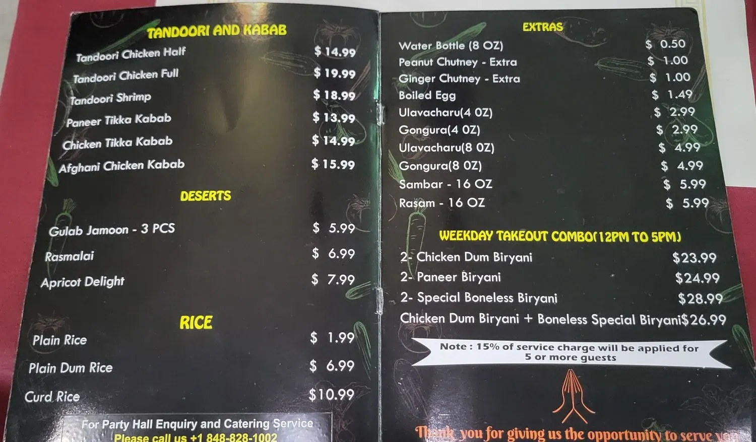 Menu 5