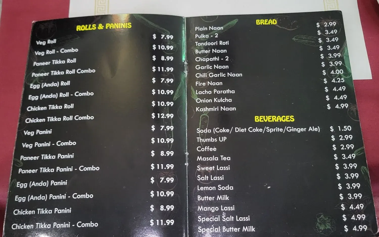 Menu 3