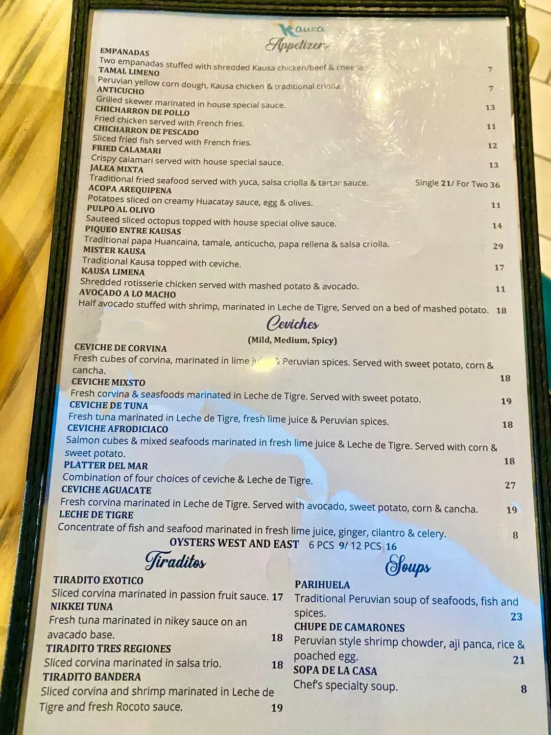 Menu 2