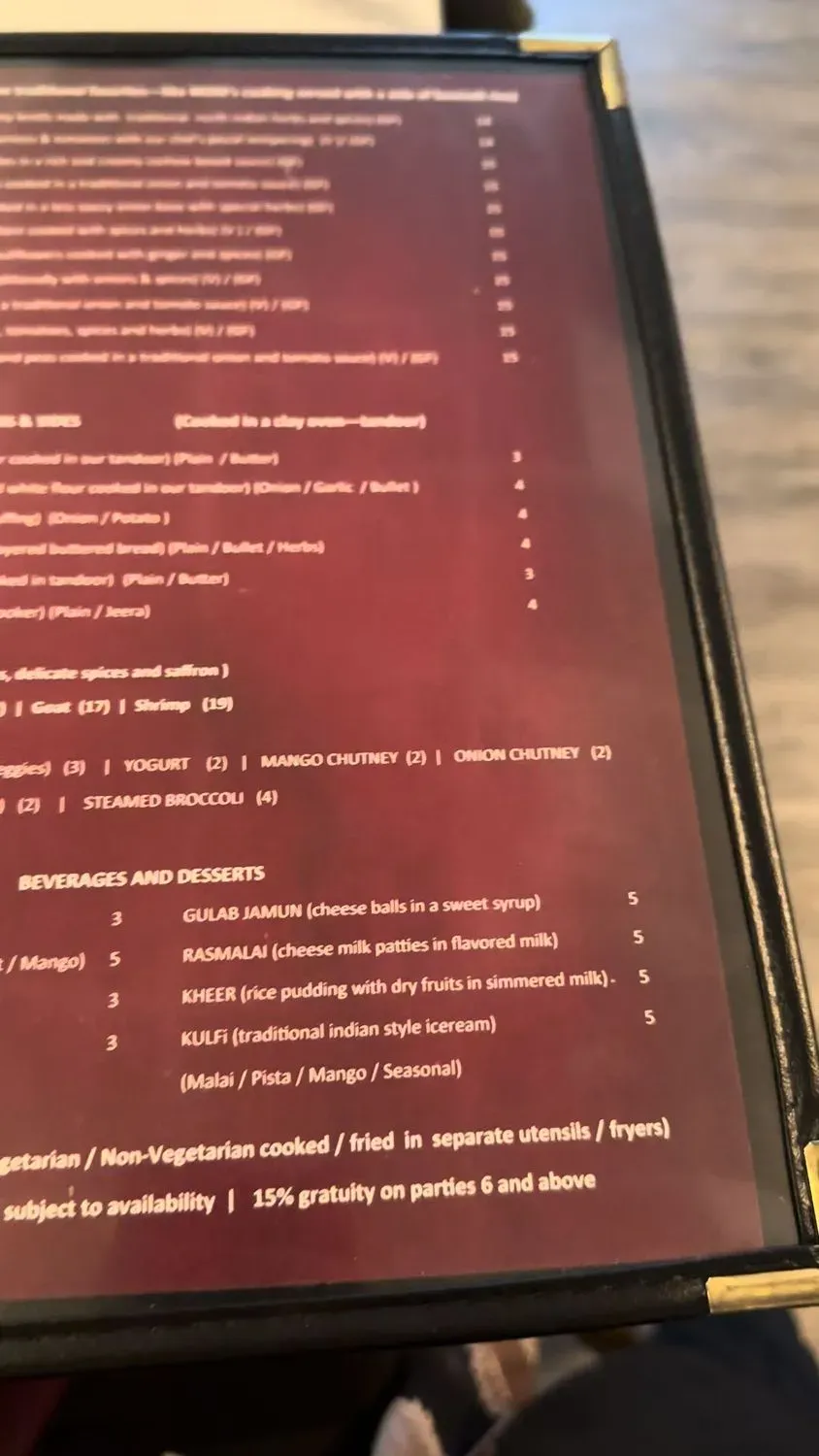 Menu 6