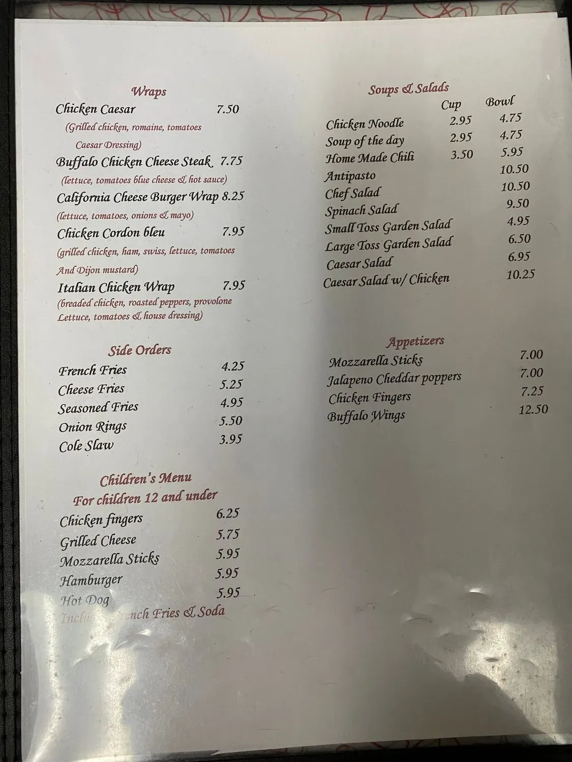 Menu 3