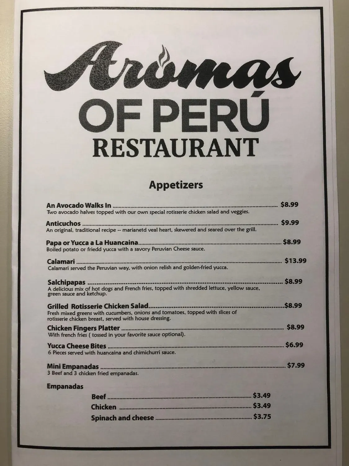 Menu 6