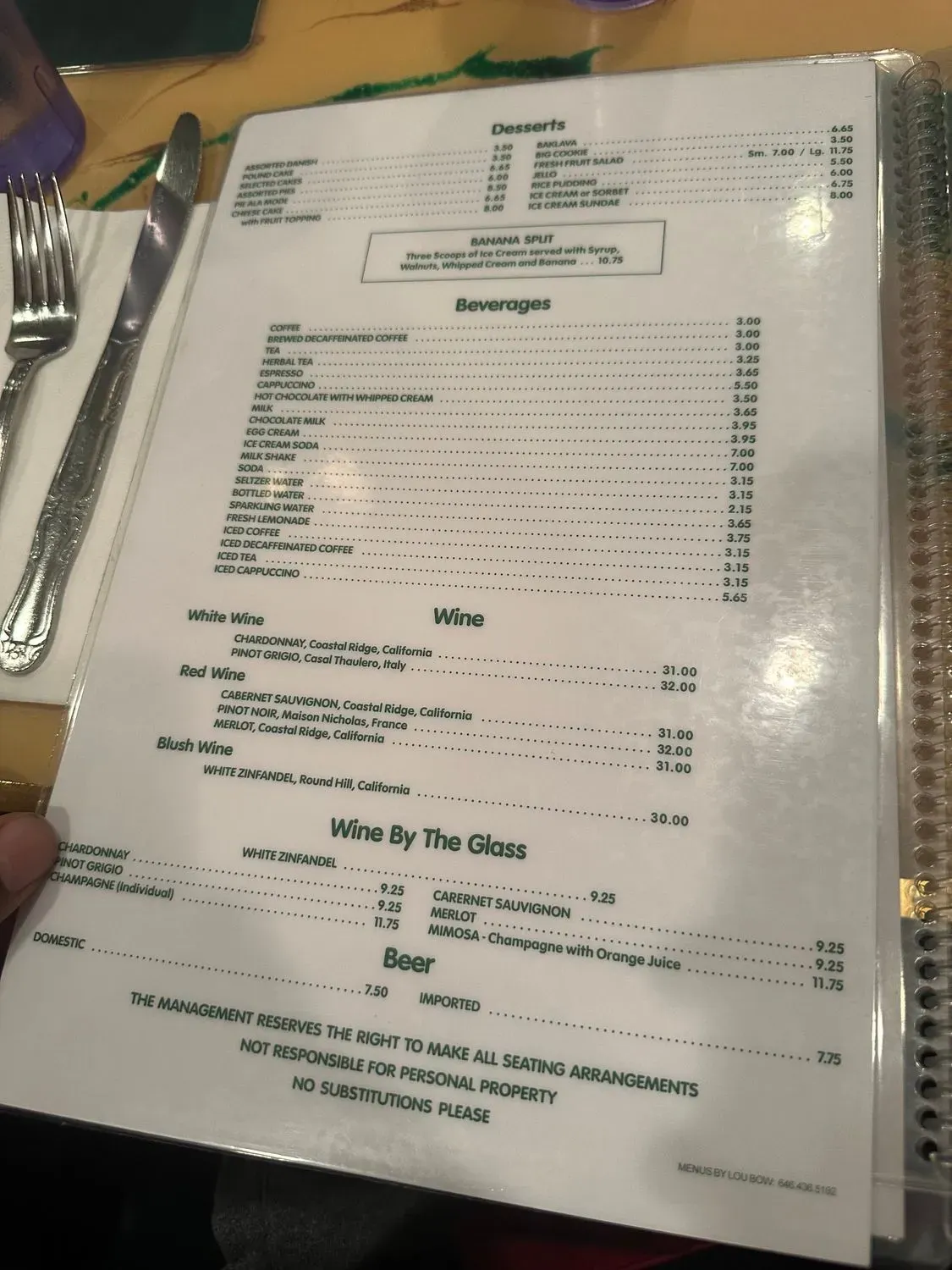 Menu 3