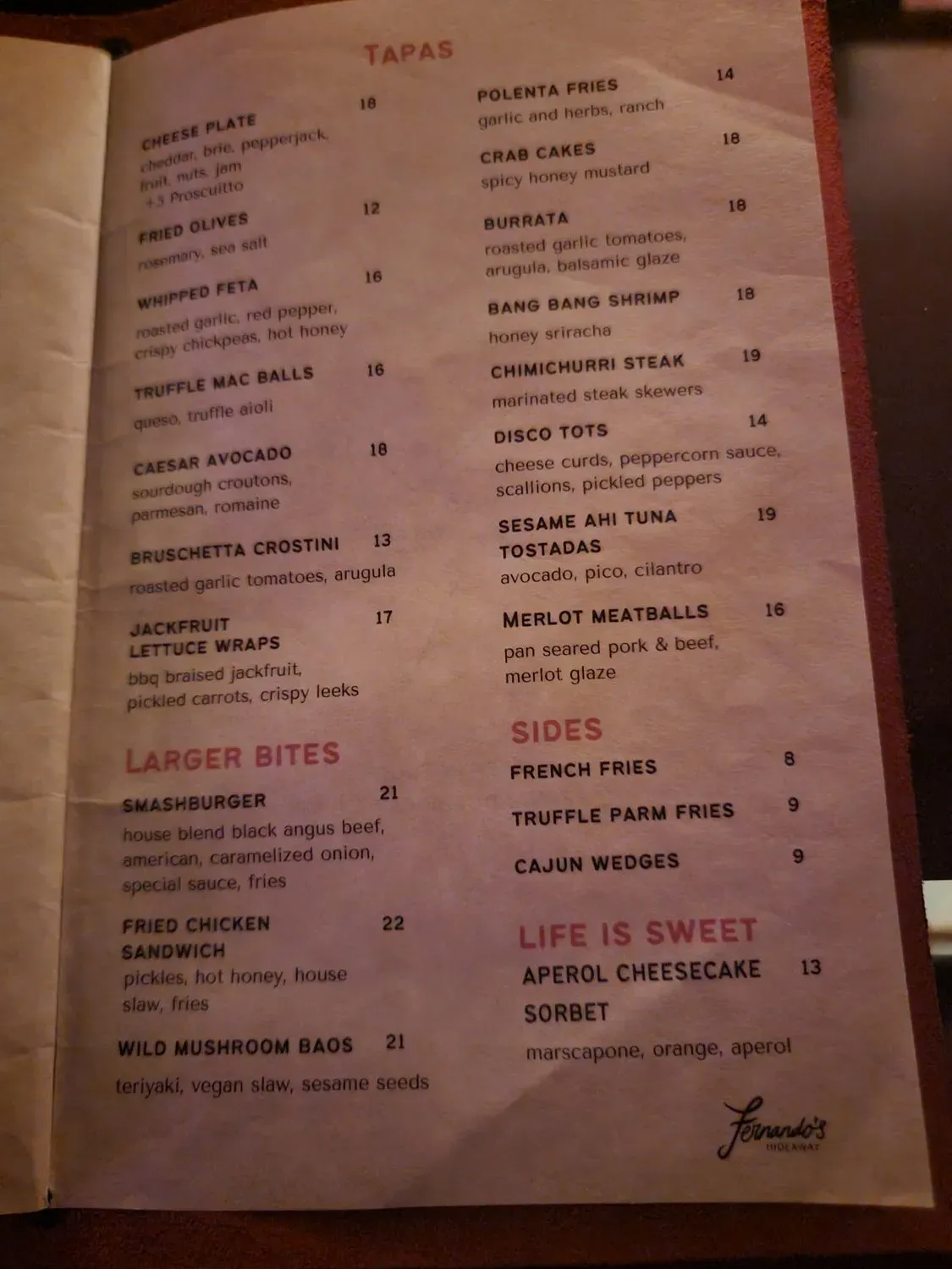 Menu 6