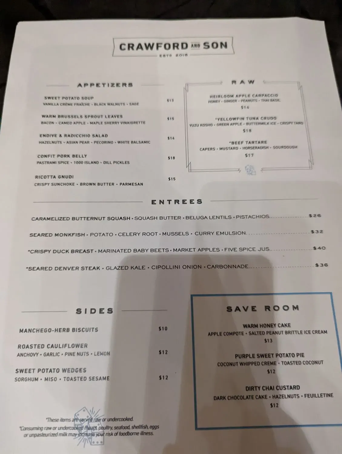 Menu 5