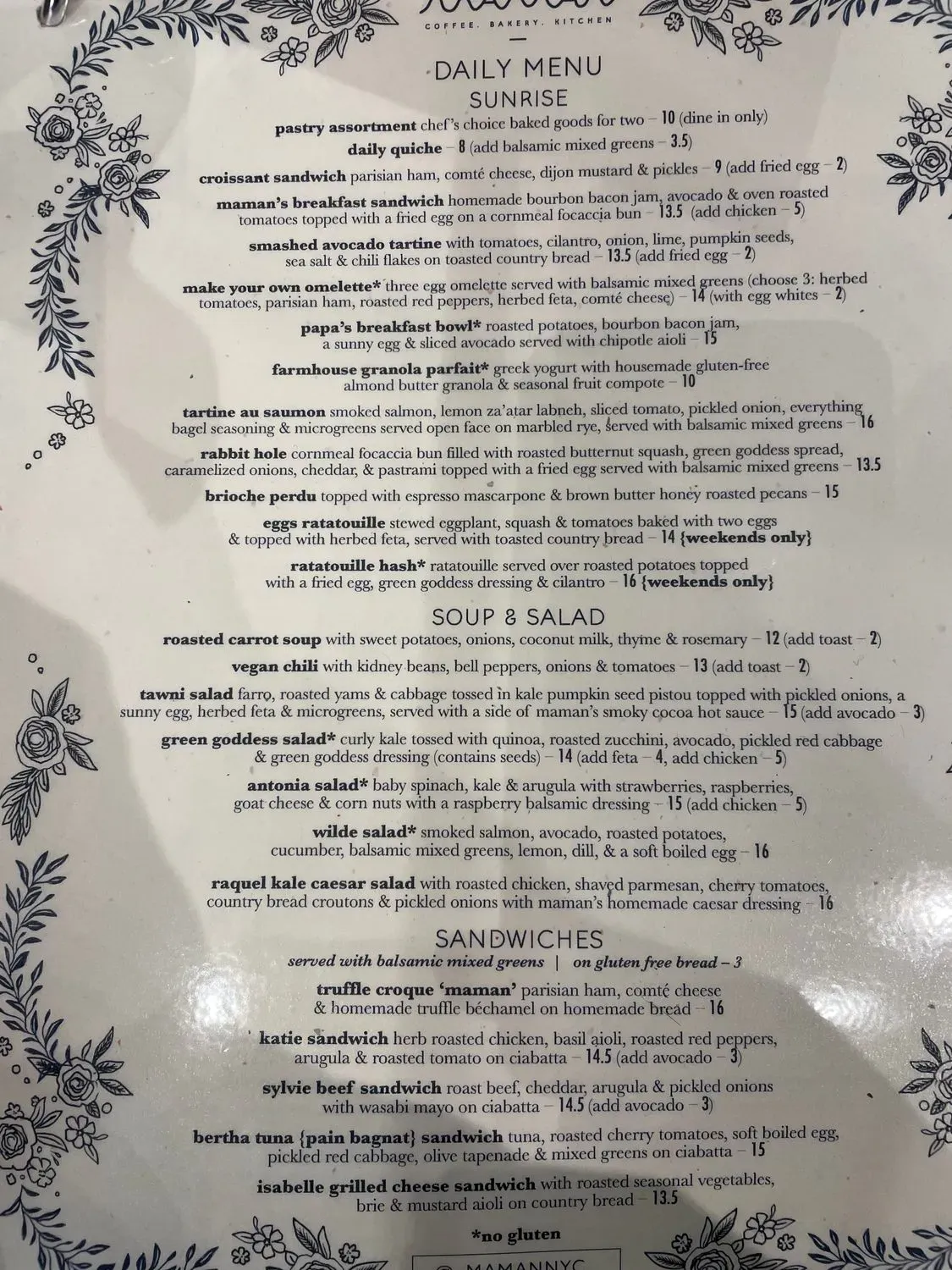 Menu 3