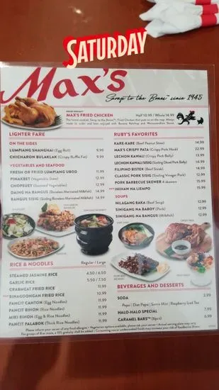 Menu 5