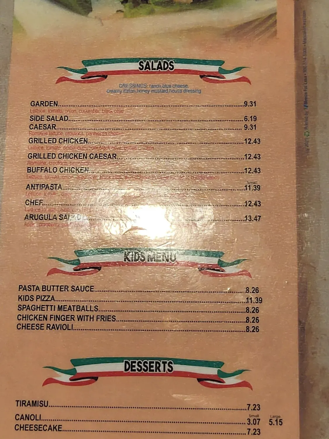 Menu 3