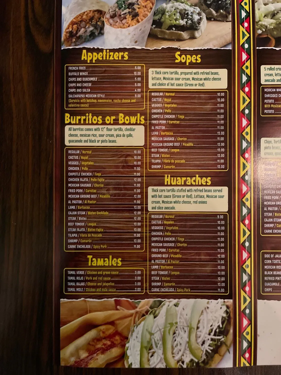 Menu 3