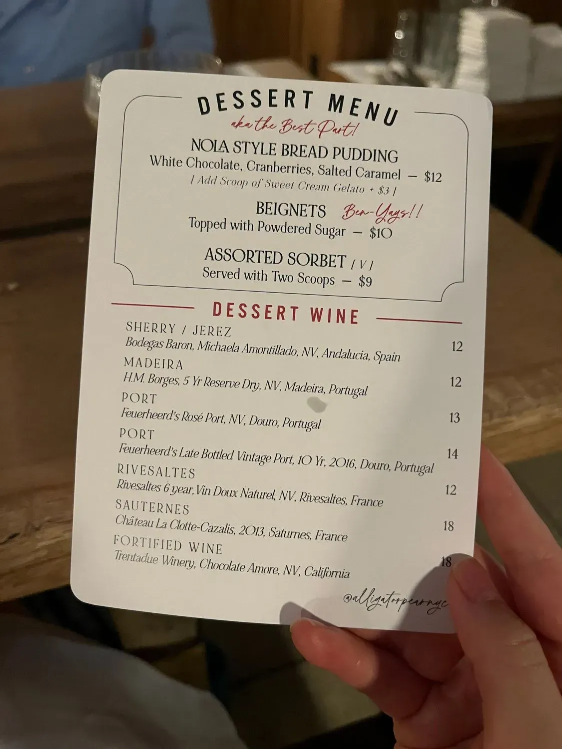 Menu 6