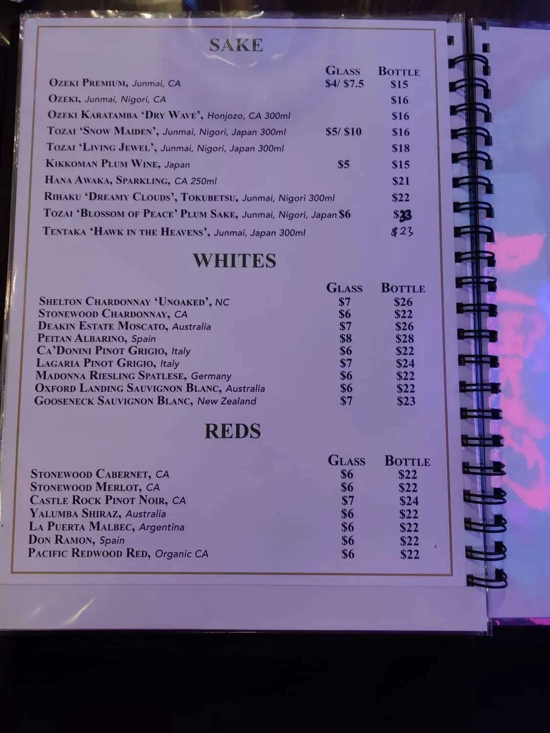 Menu 4