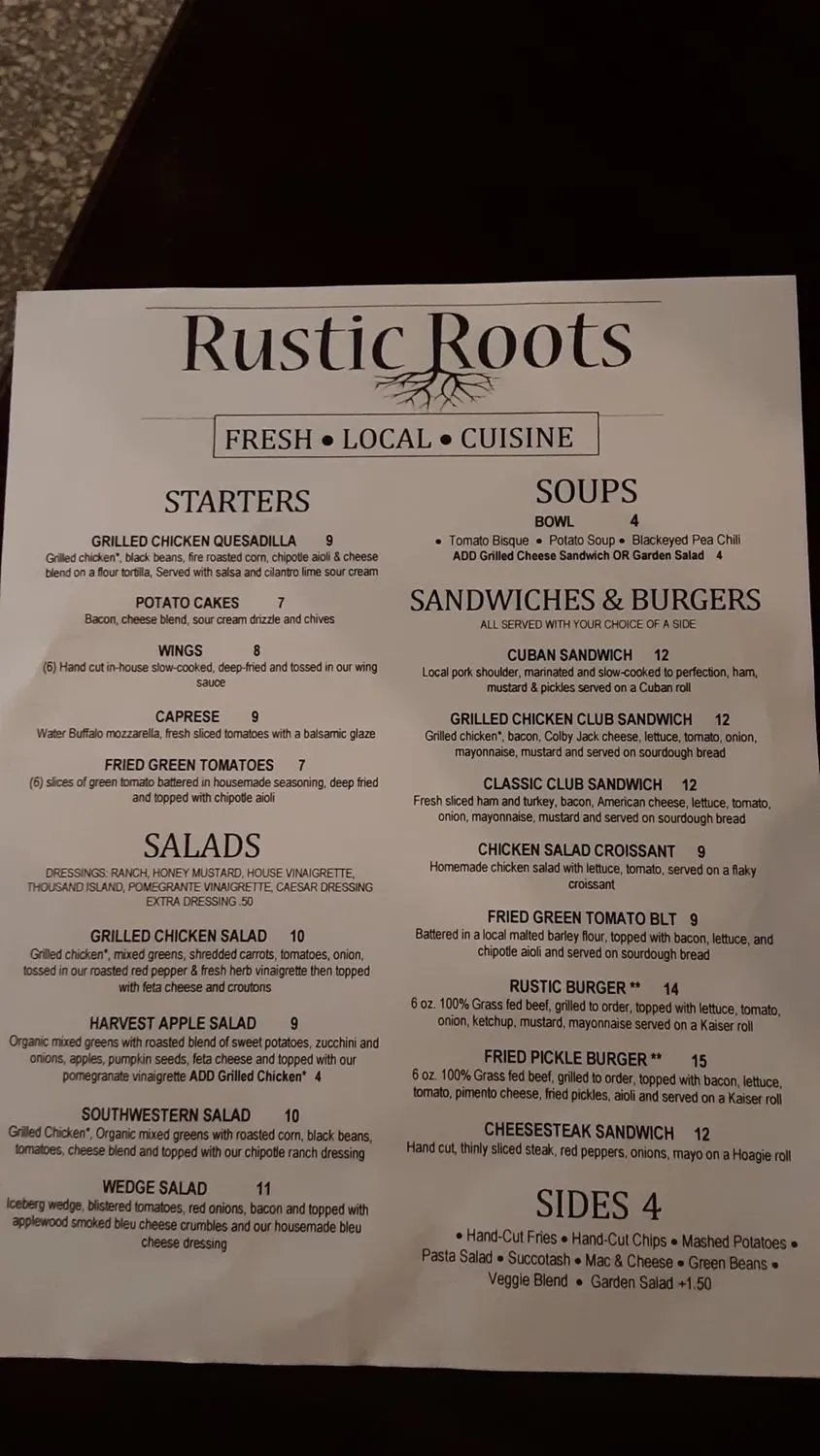 Menu 3