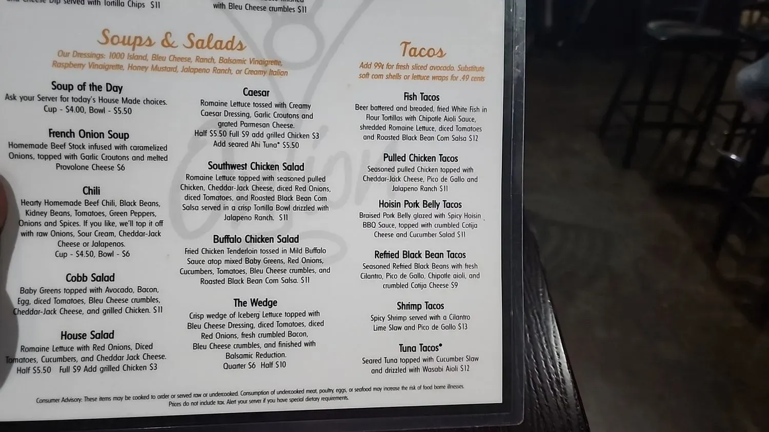 Menu 6