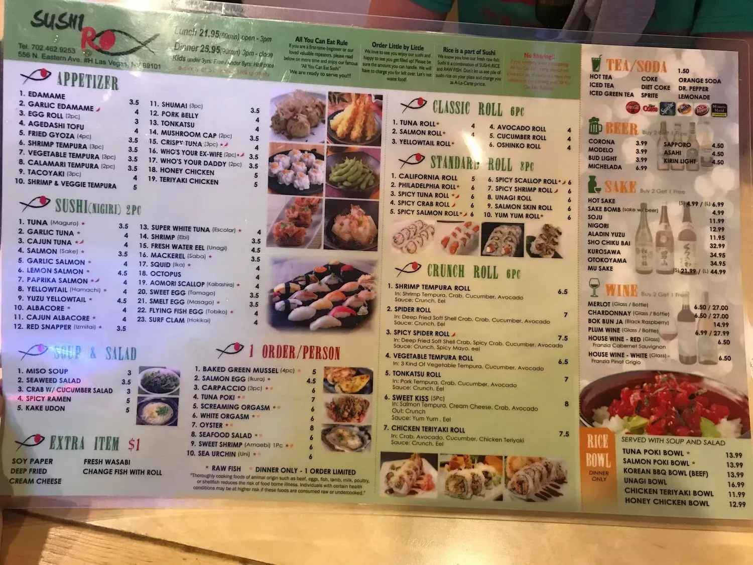 Menu 5