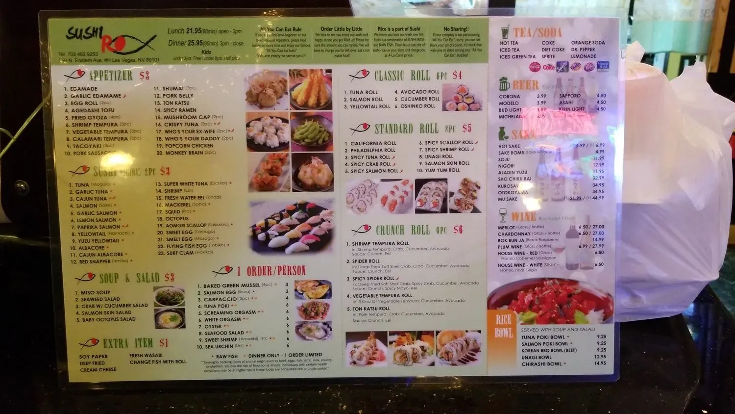 Menu 6