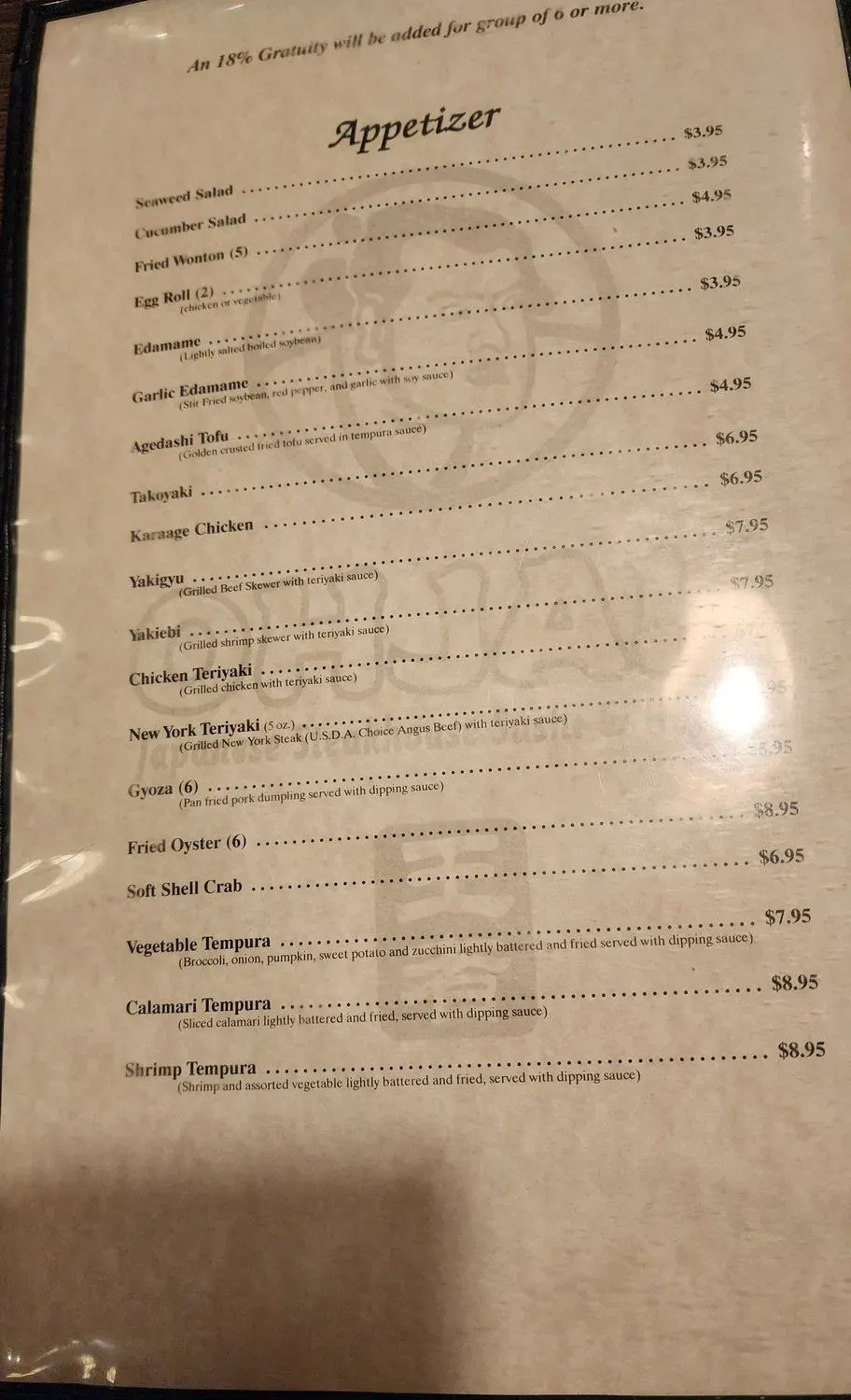 Menu 4