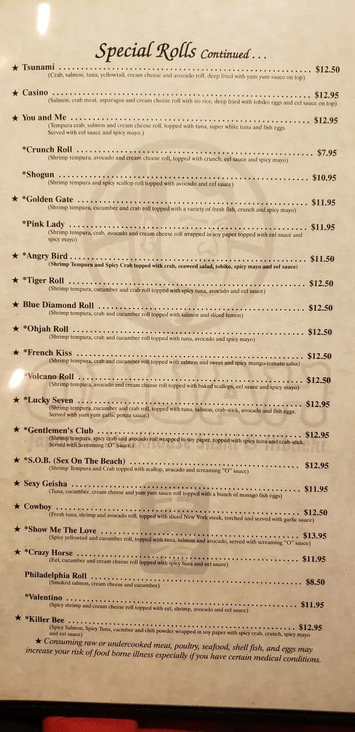 Menu 6