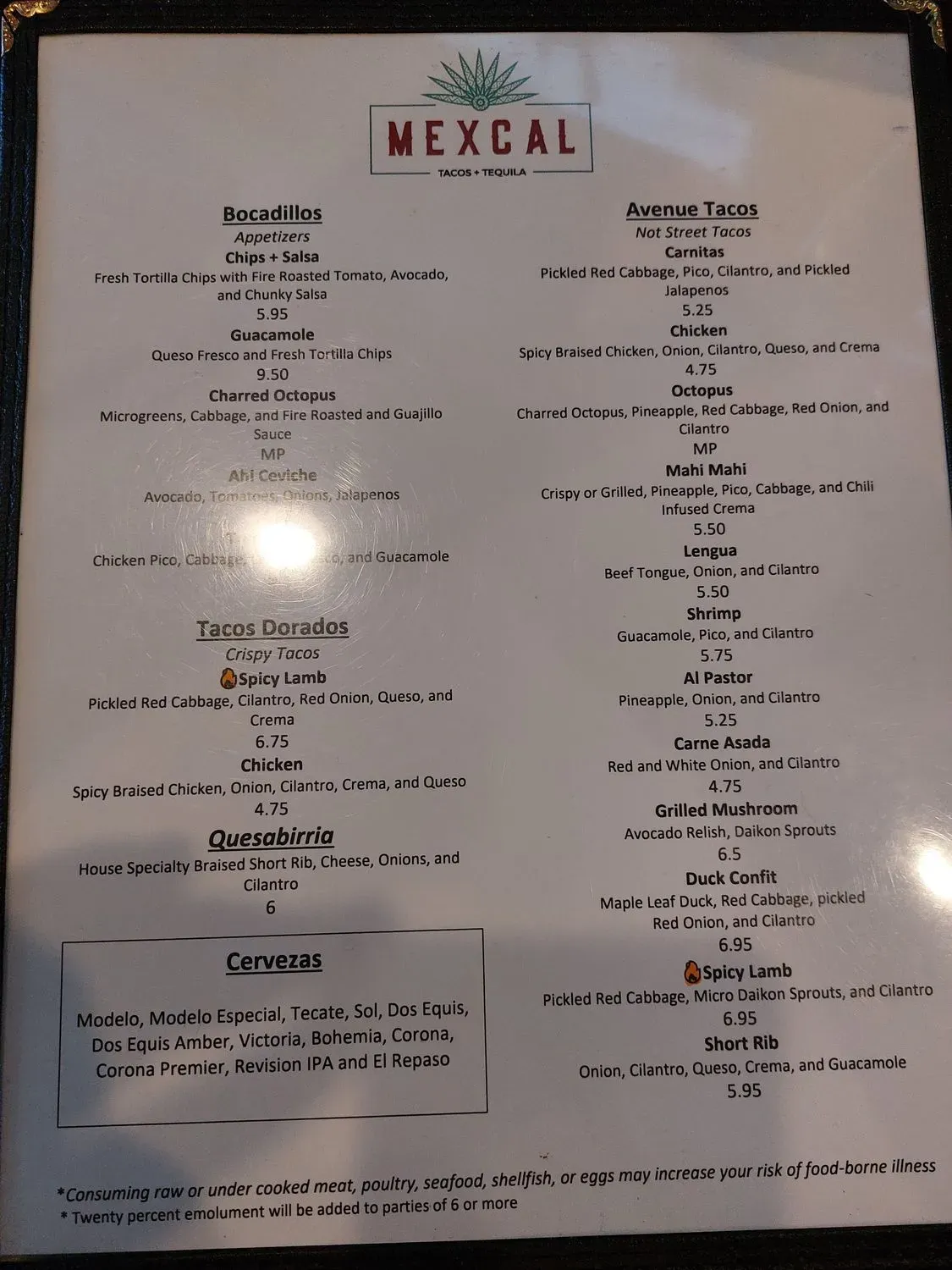 Menu 5