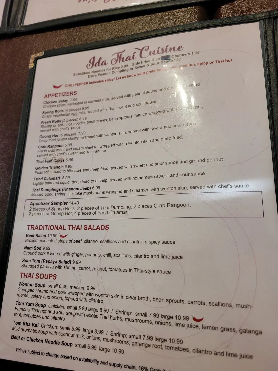 Menu 4