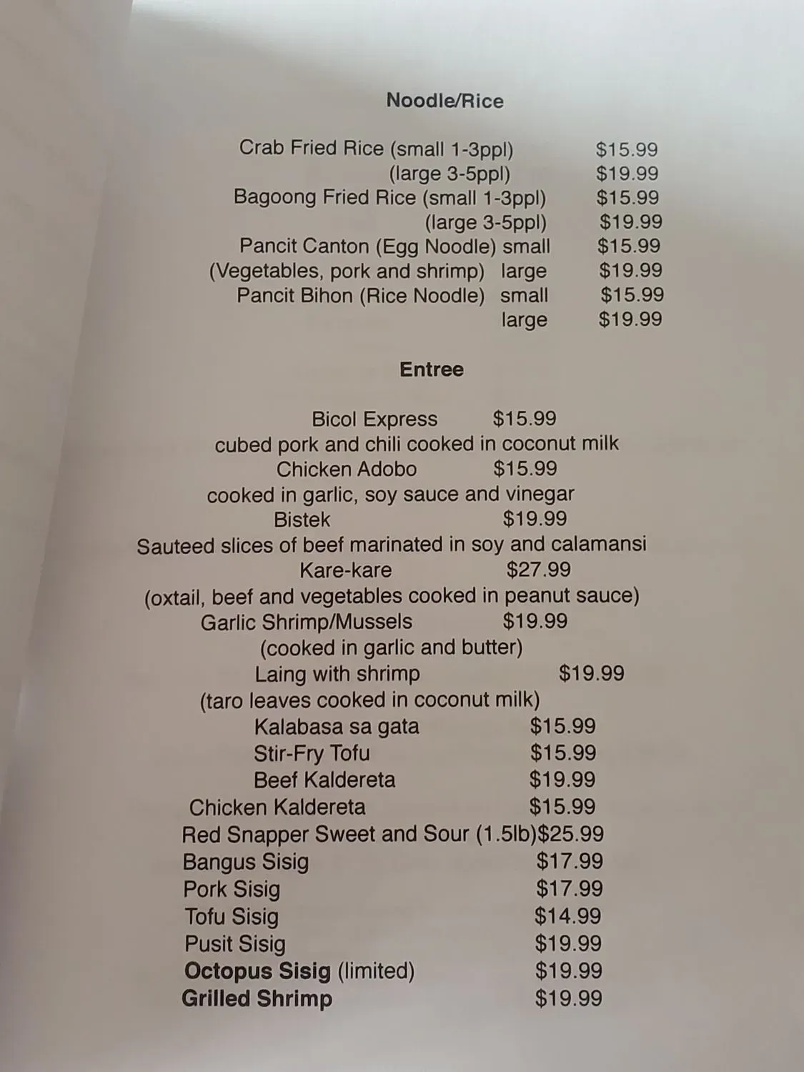 Menu 2