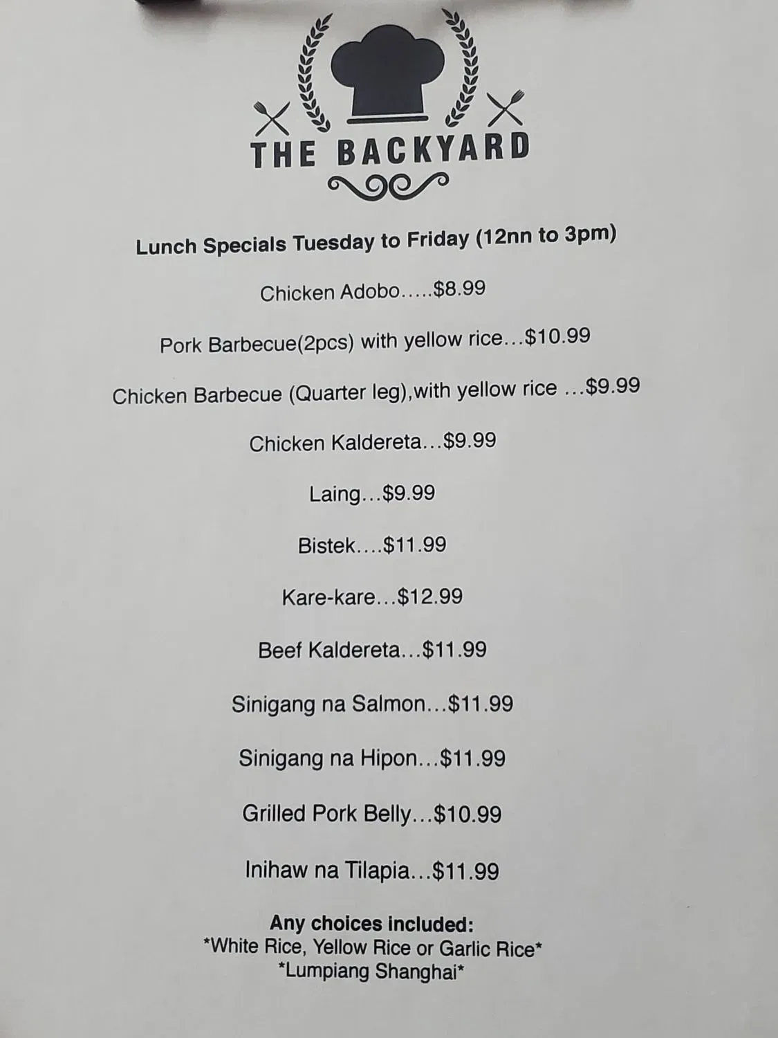 Menu 3