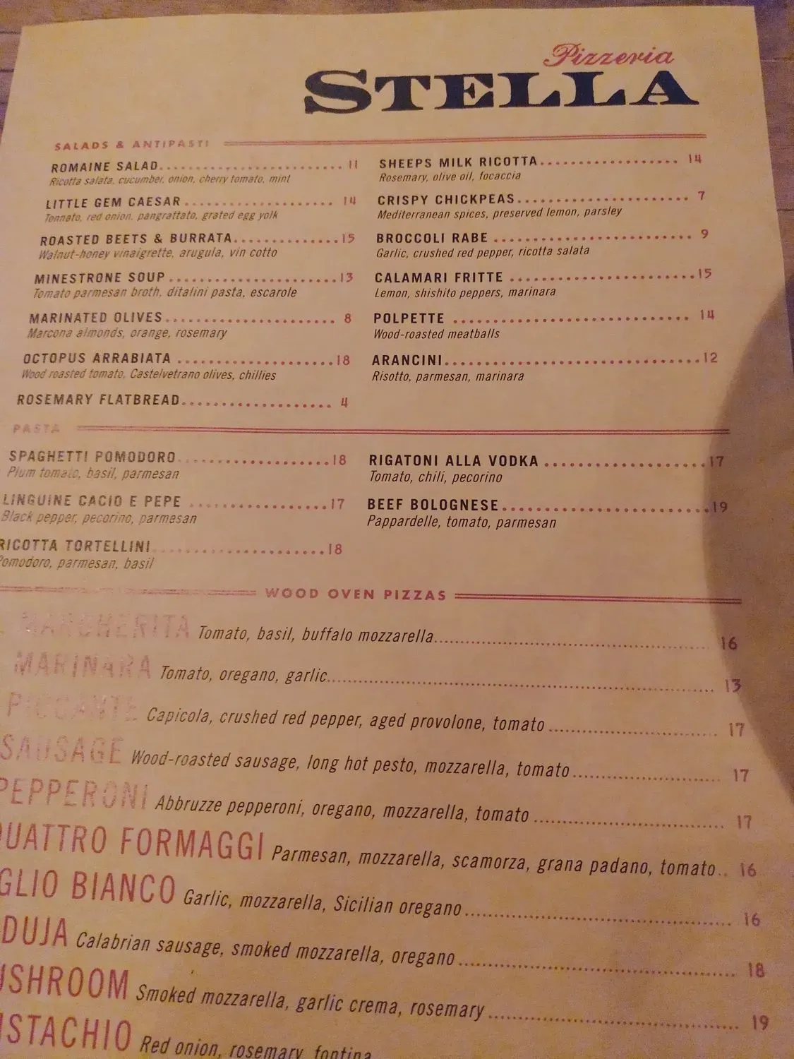 Menu 5