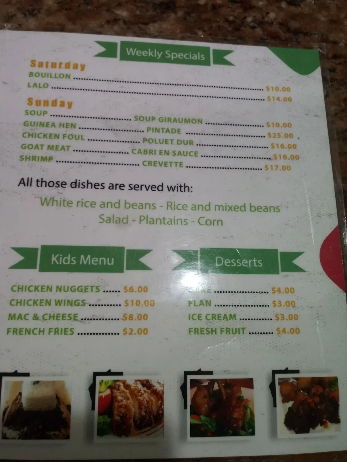 Menu 2