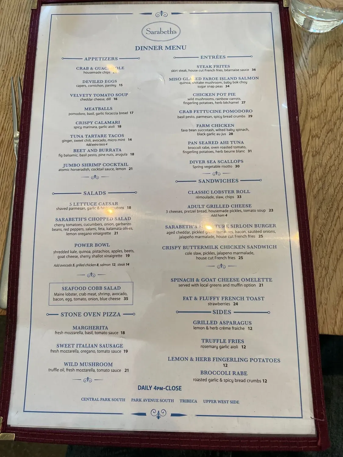 Menu 4