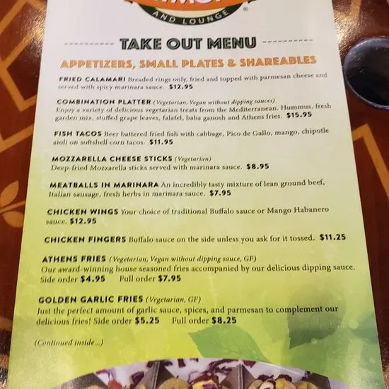 Menu 3