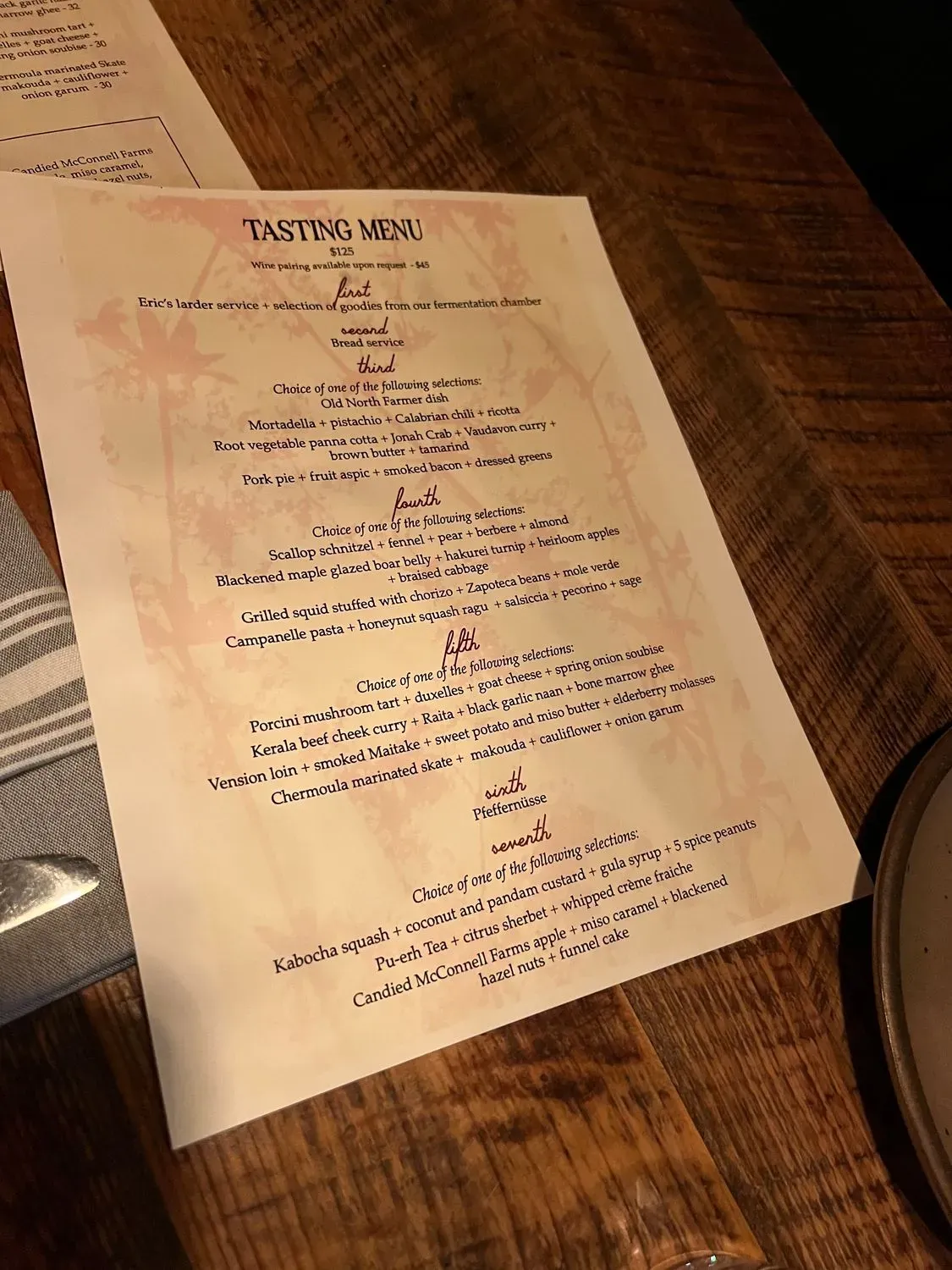 Menu 6