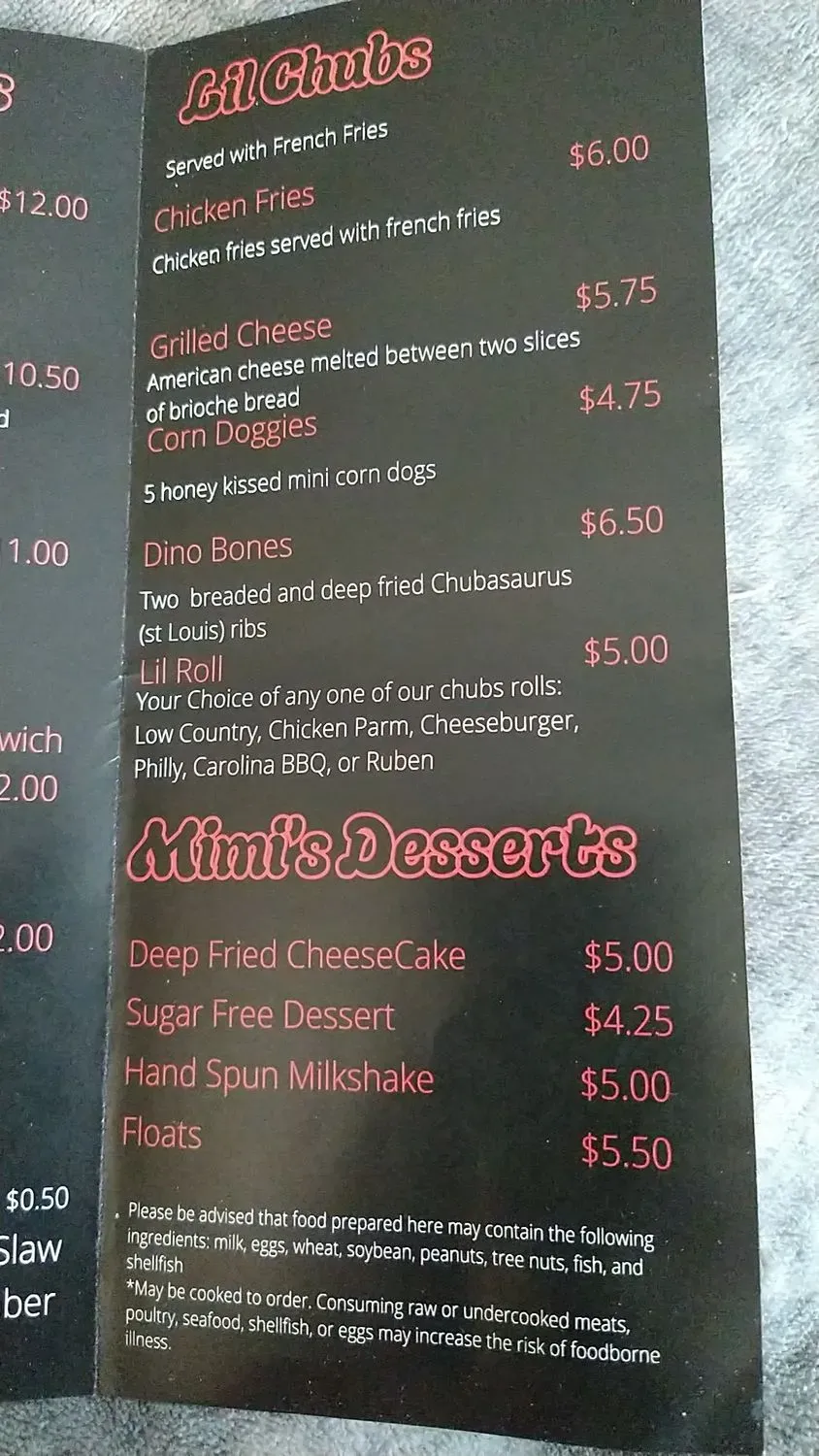 Menu 6