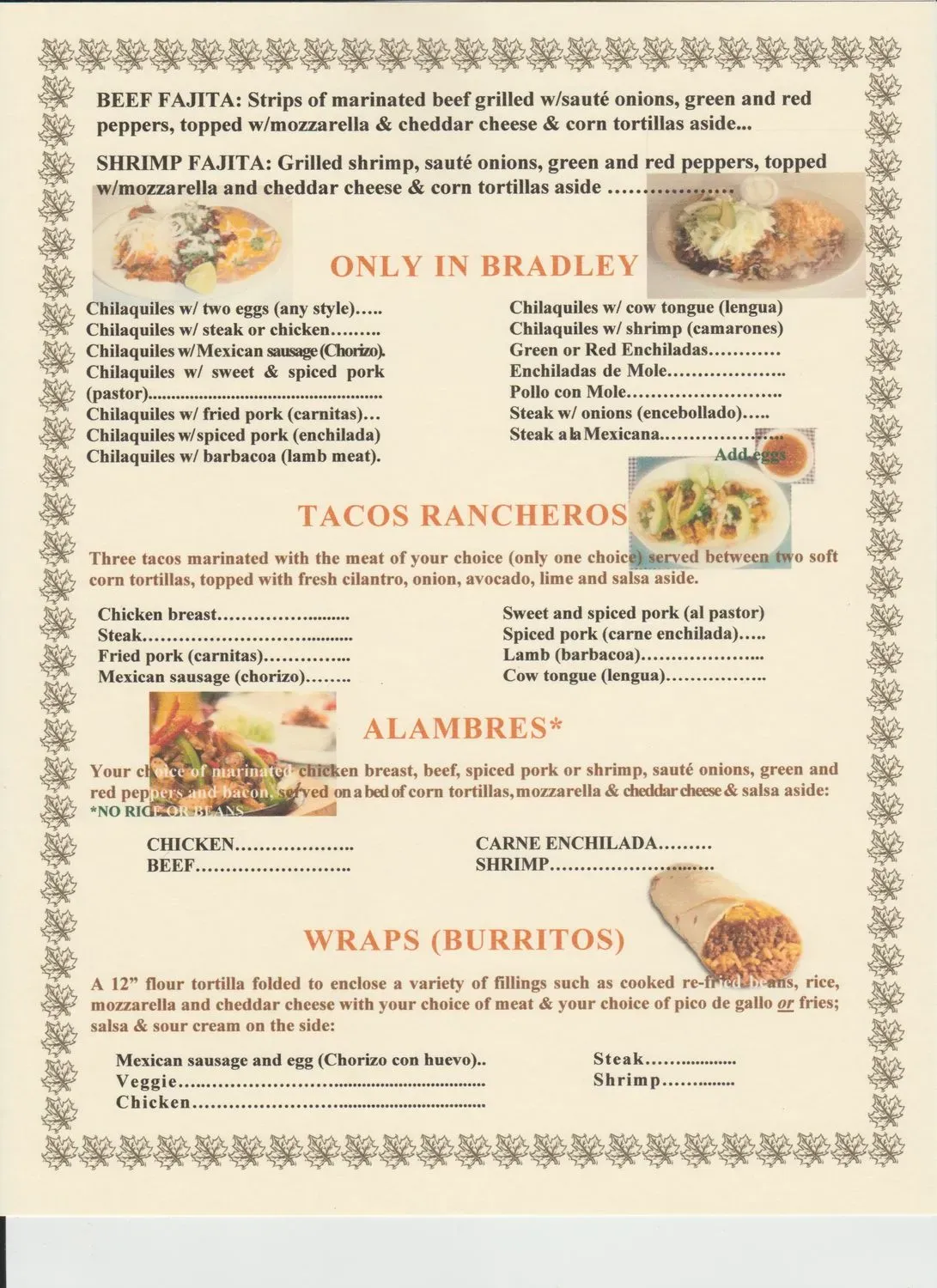 Menu 3