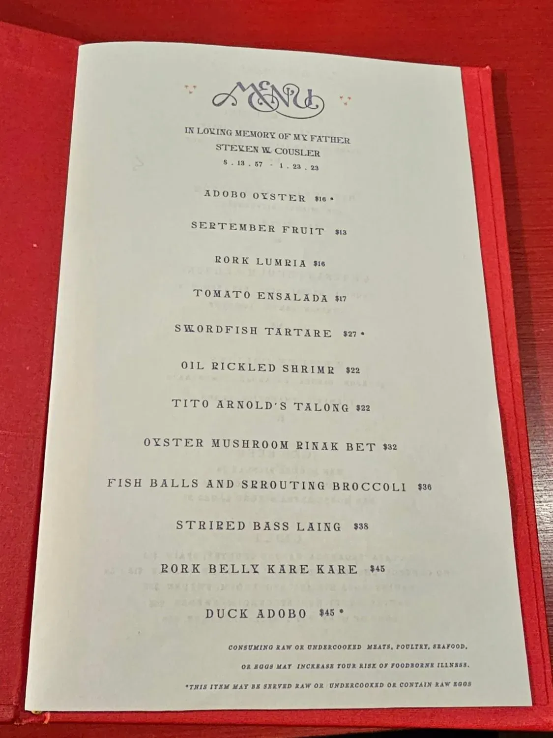 Menu 2