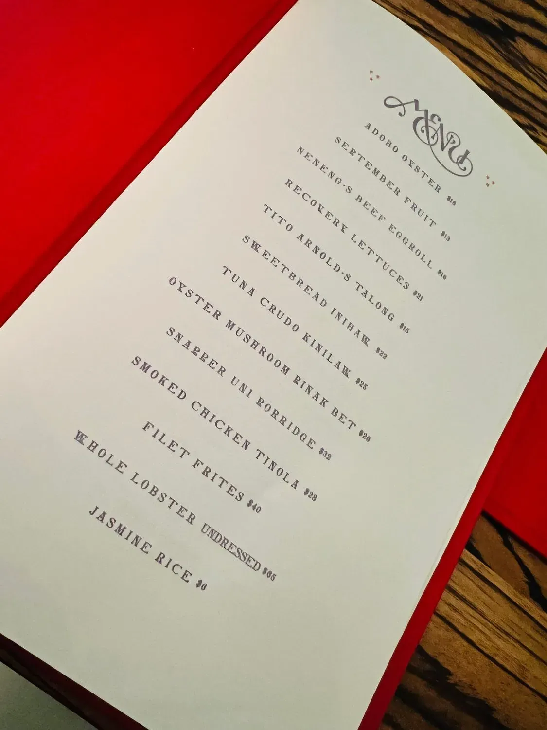 Menu 3