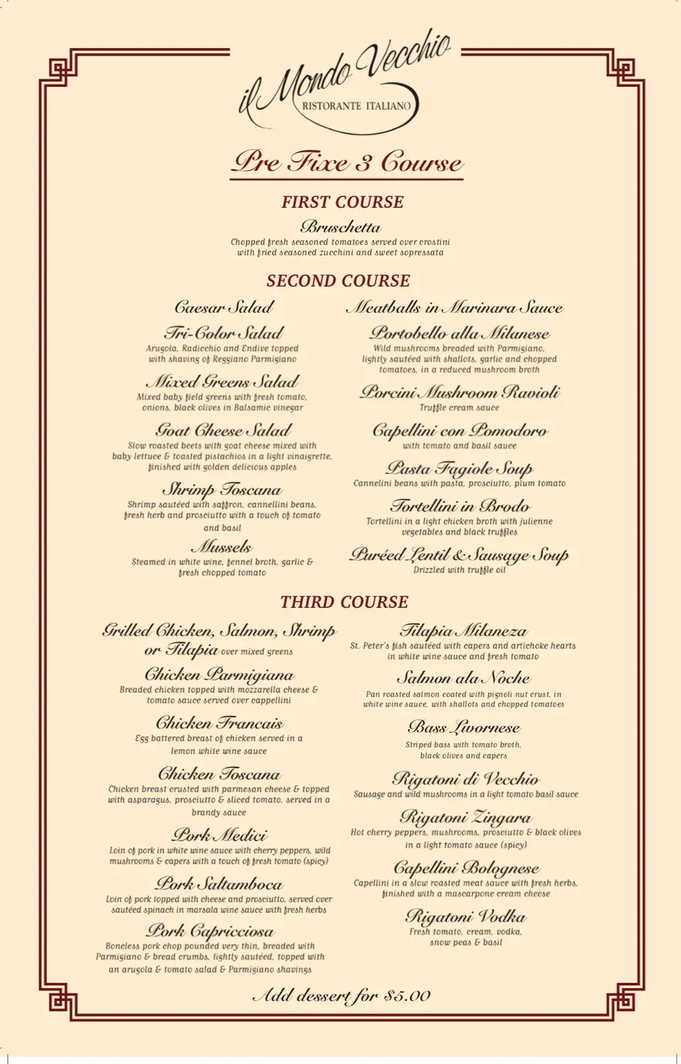 Menu 2