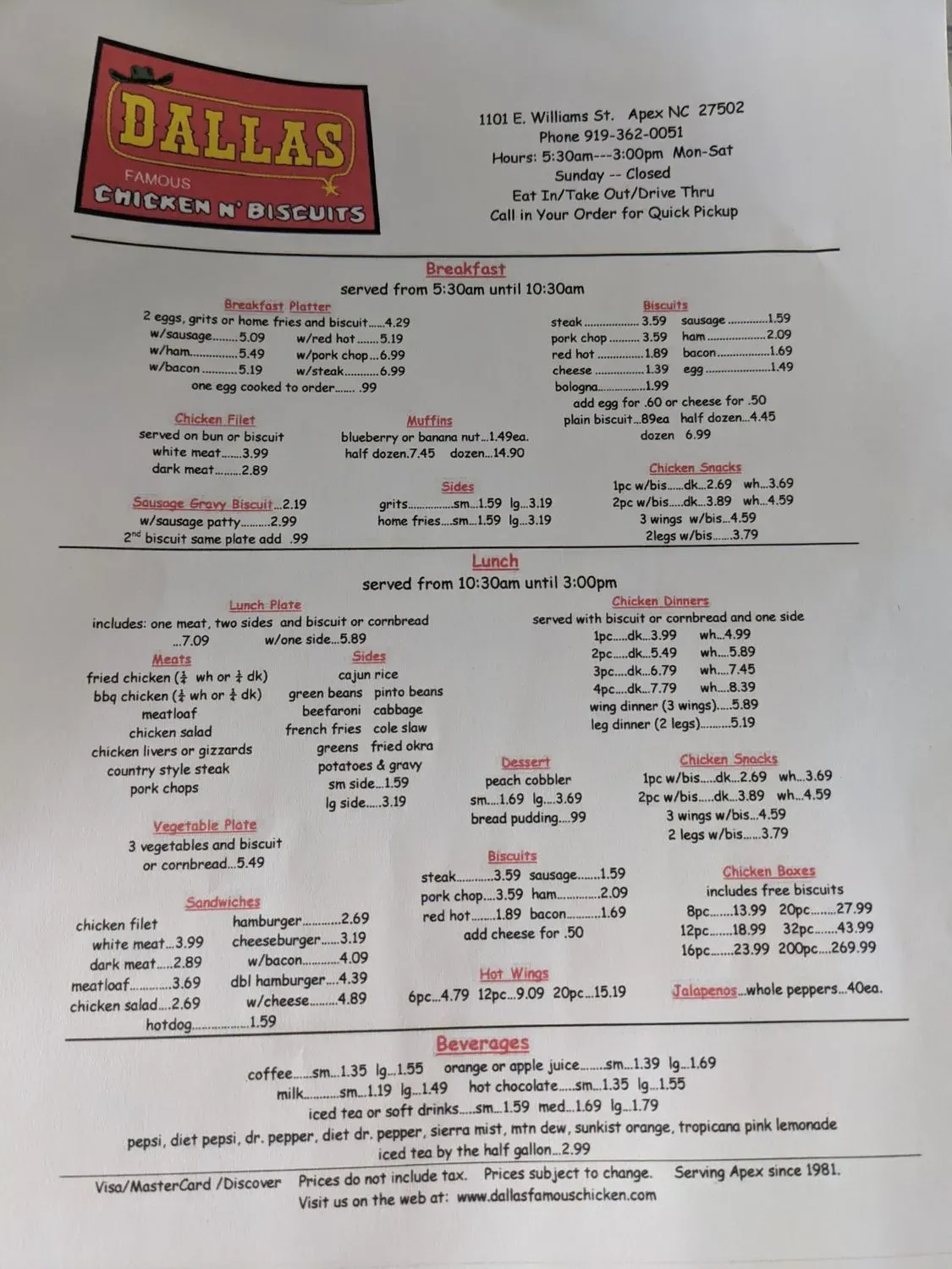 Menu 2