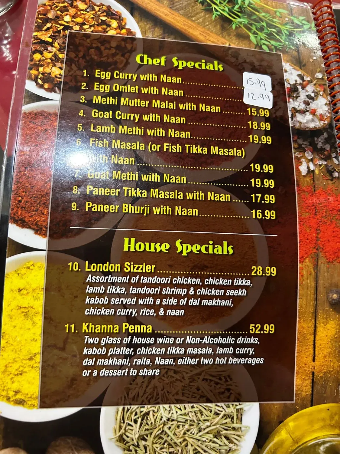 Menu 5