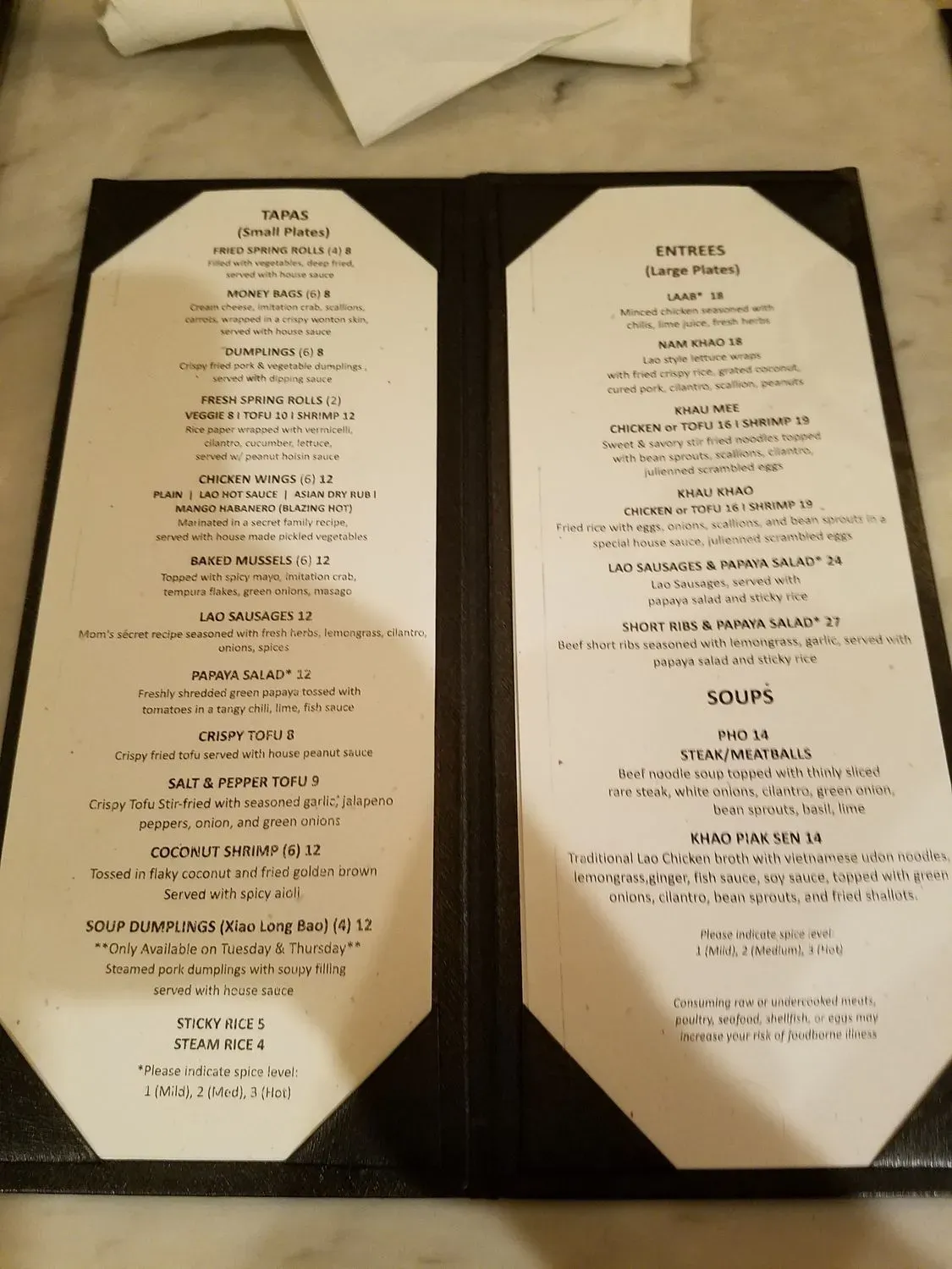 Menu 6