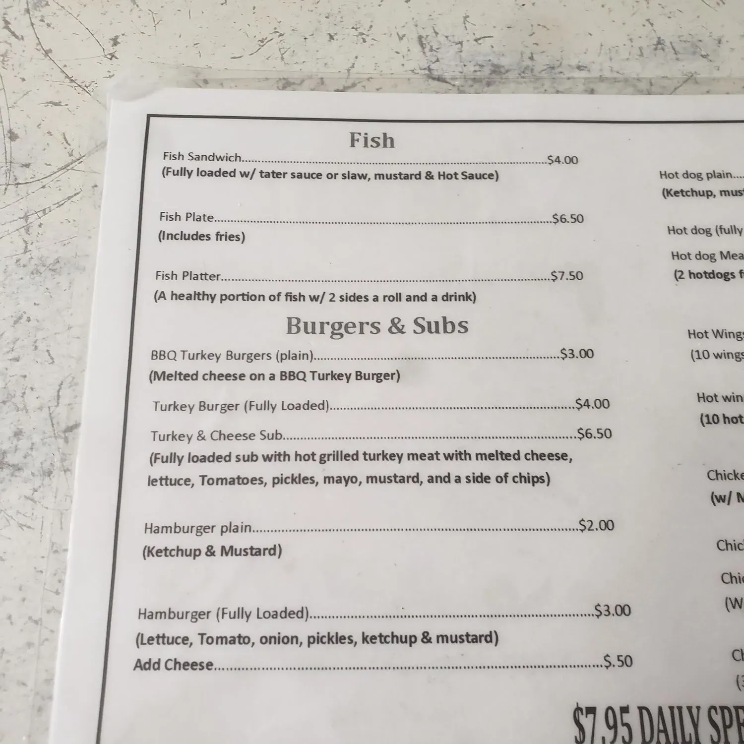 Menu 2