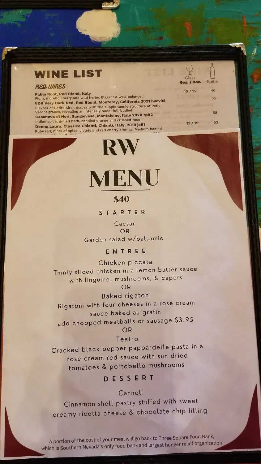 Menu 6