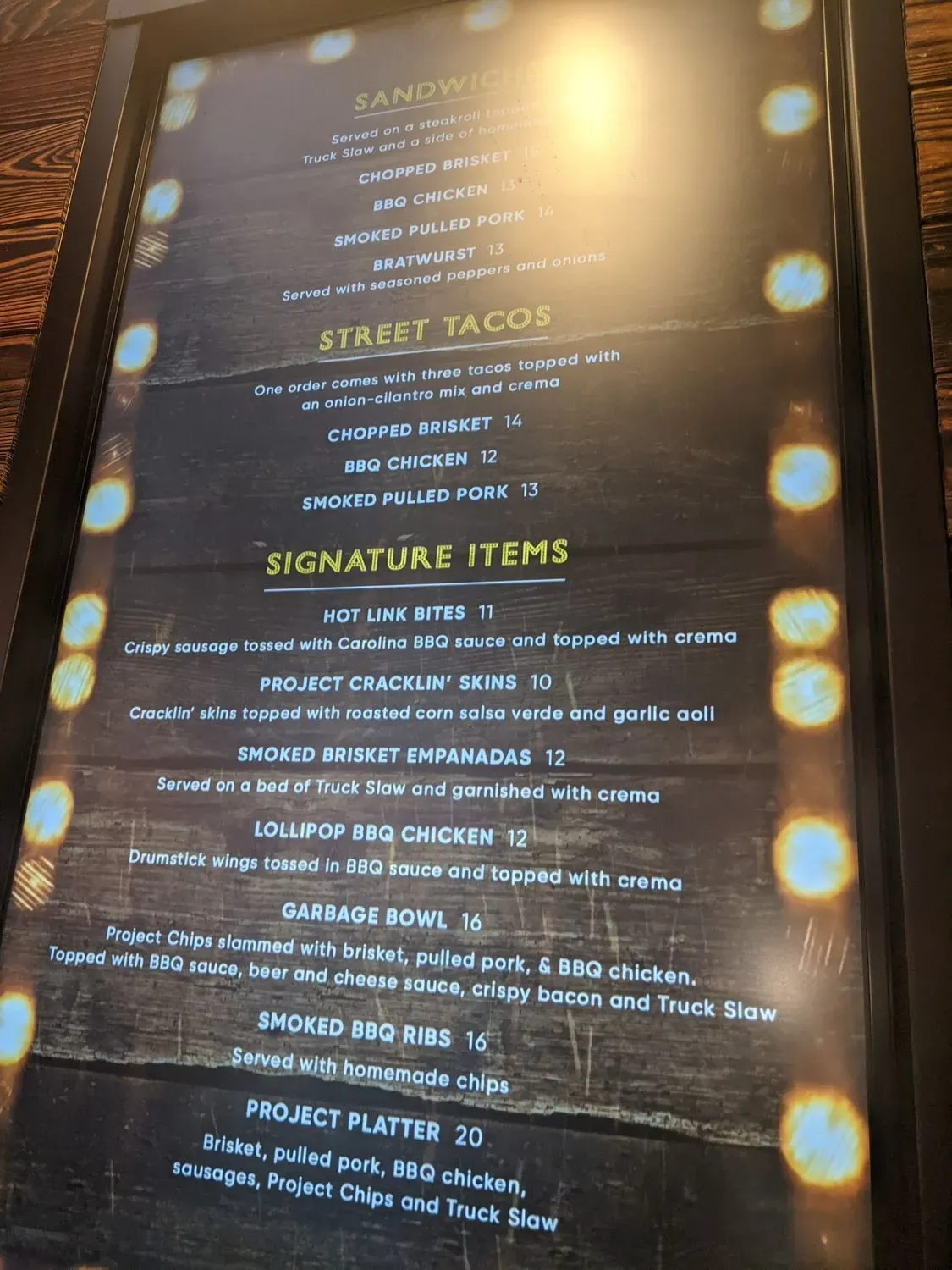 Menu 6