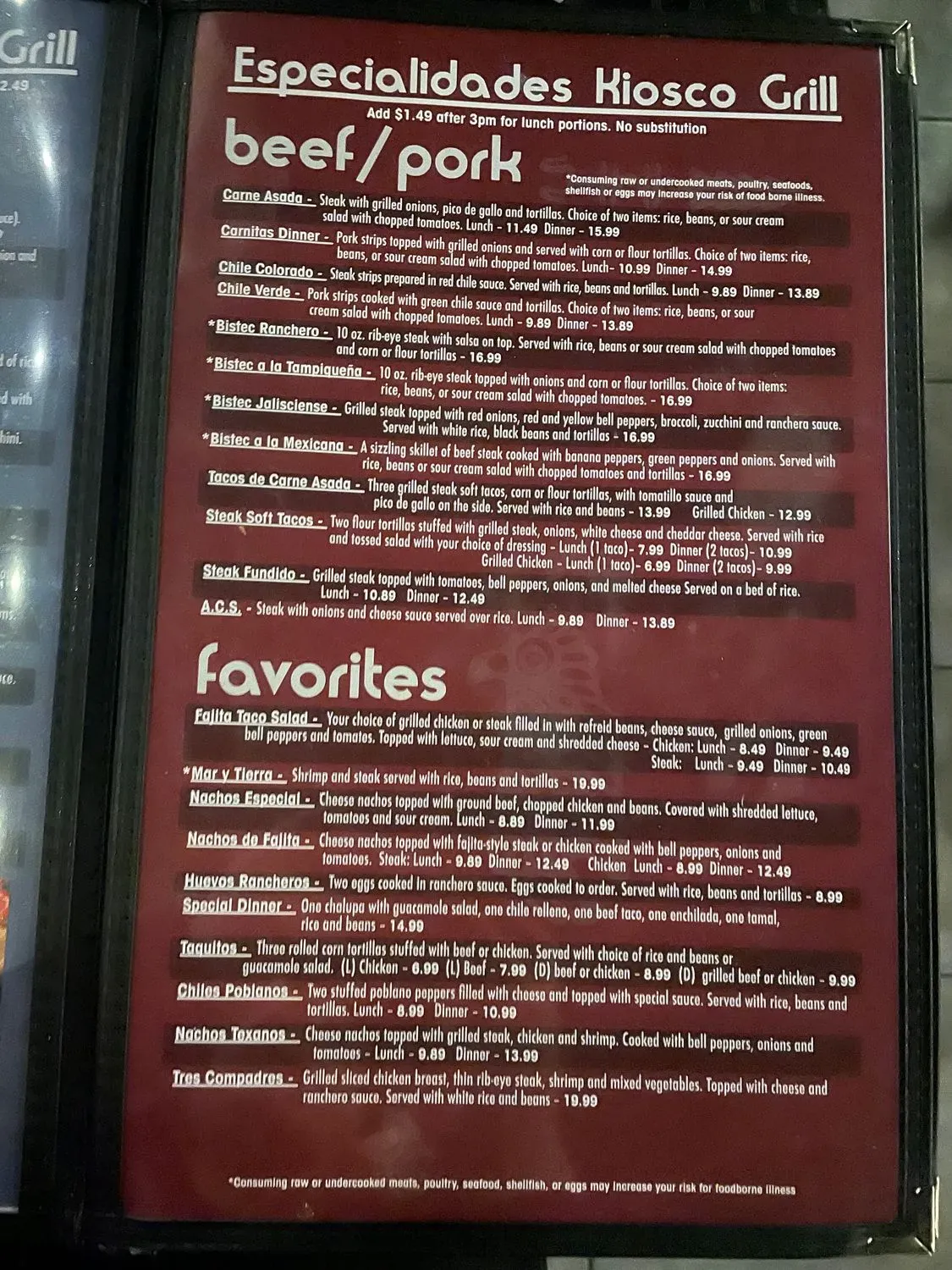 Menu 3